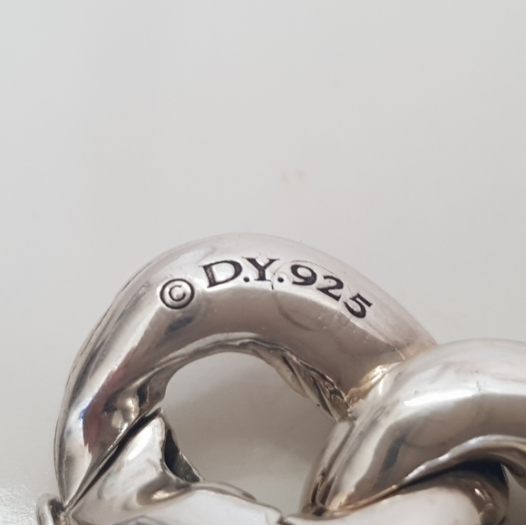 David Yurman Belmont Curb Link Bracelet With Black - Picture 10 of 16